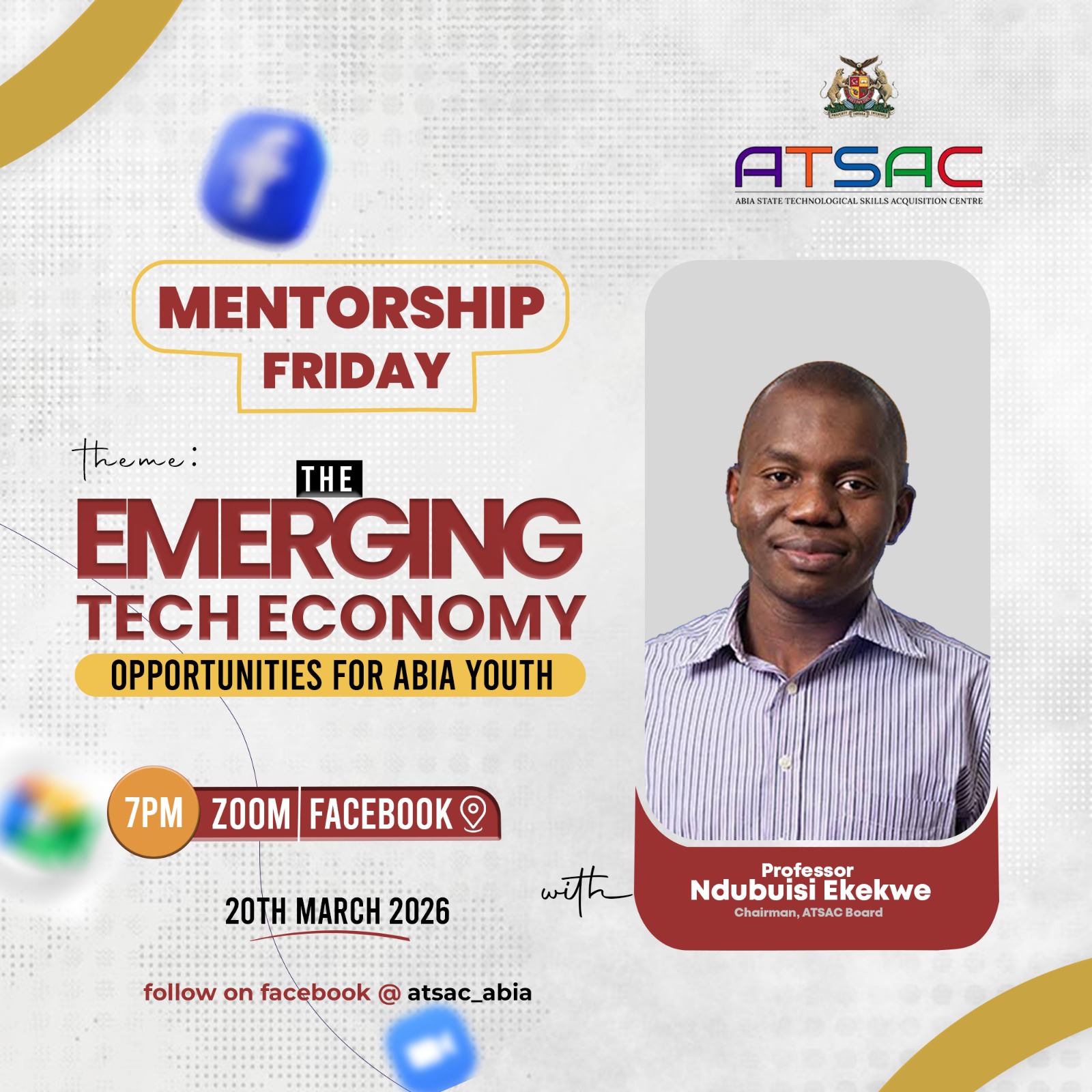 Join Me At ATSAC Mentorship Session This Friday
