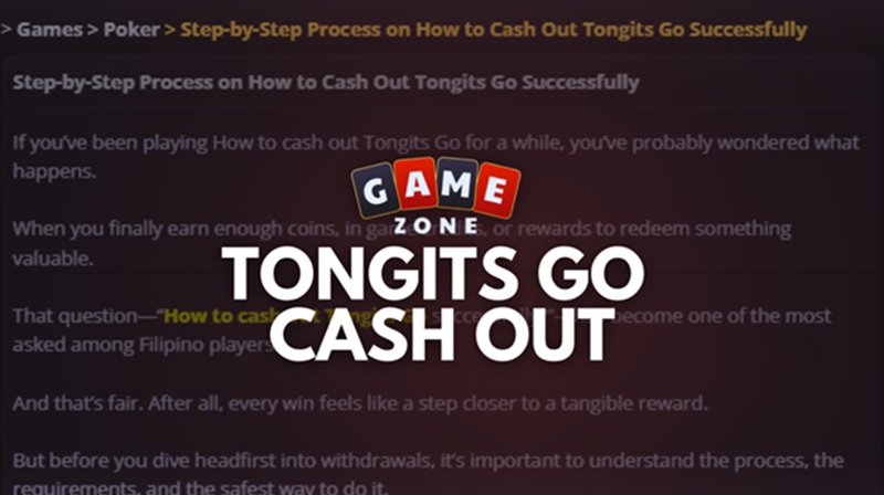 Tongits Go Cash Out Features That Elevate GameZone Card Play