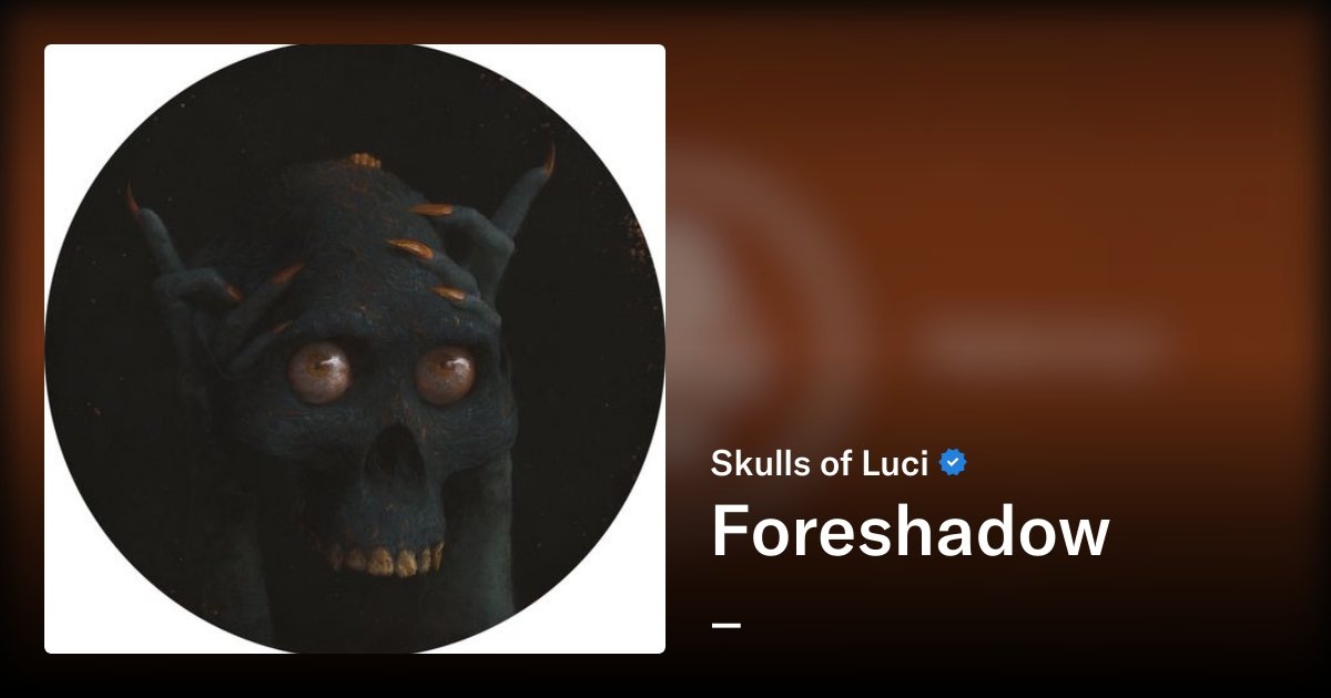 Sam Spratt’s Skulls of LUCI Sold for 166 ETH ~$388,000