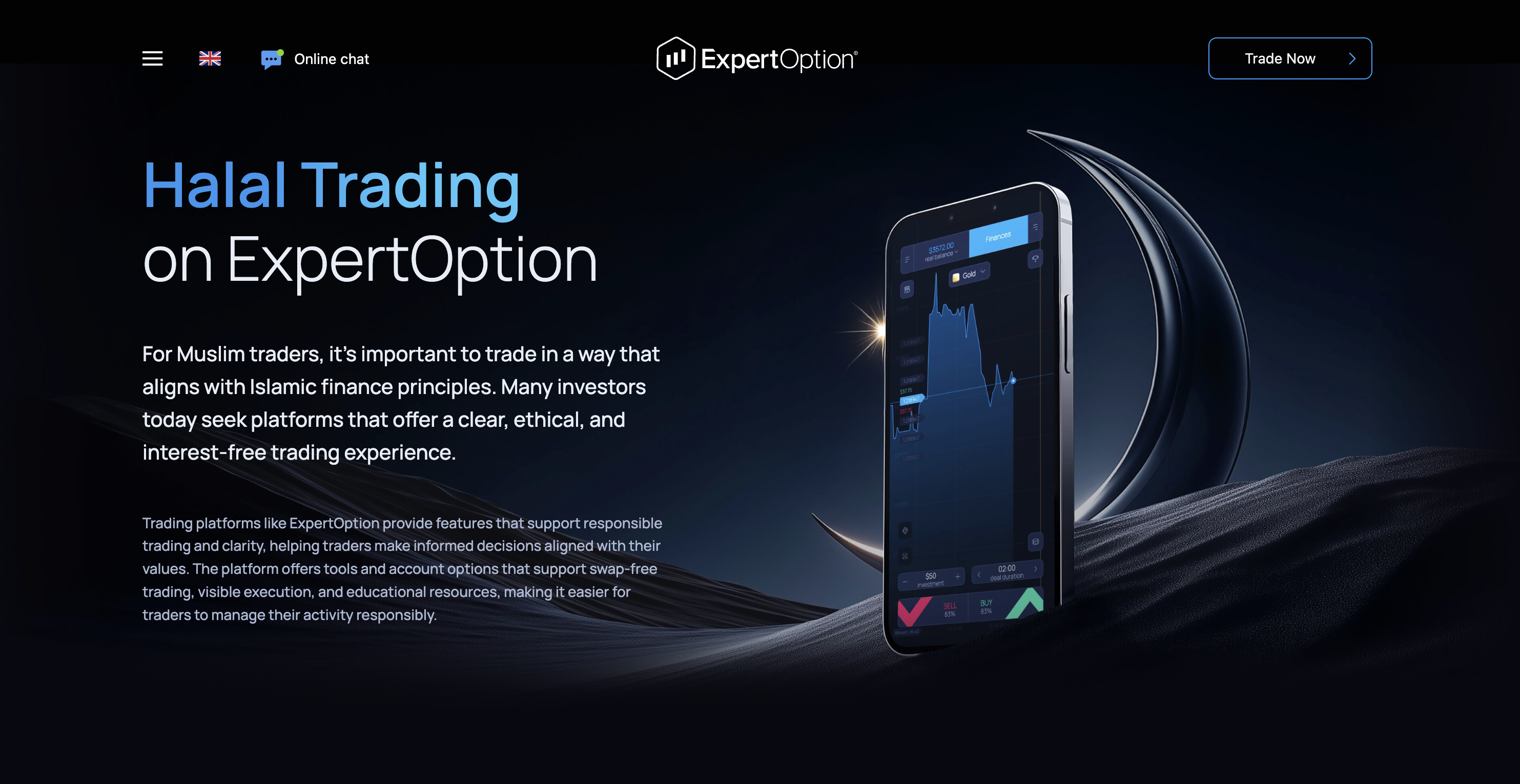 Trading on ExpertOption in Line with Sharia Law: A Practical Guide for Muslim Traders