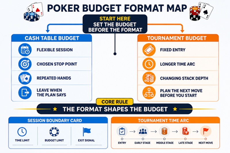 Poker budget format comparison