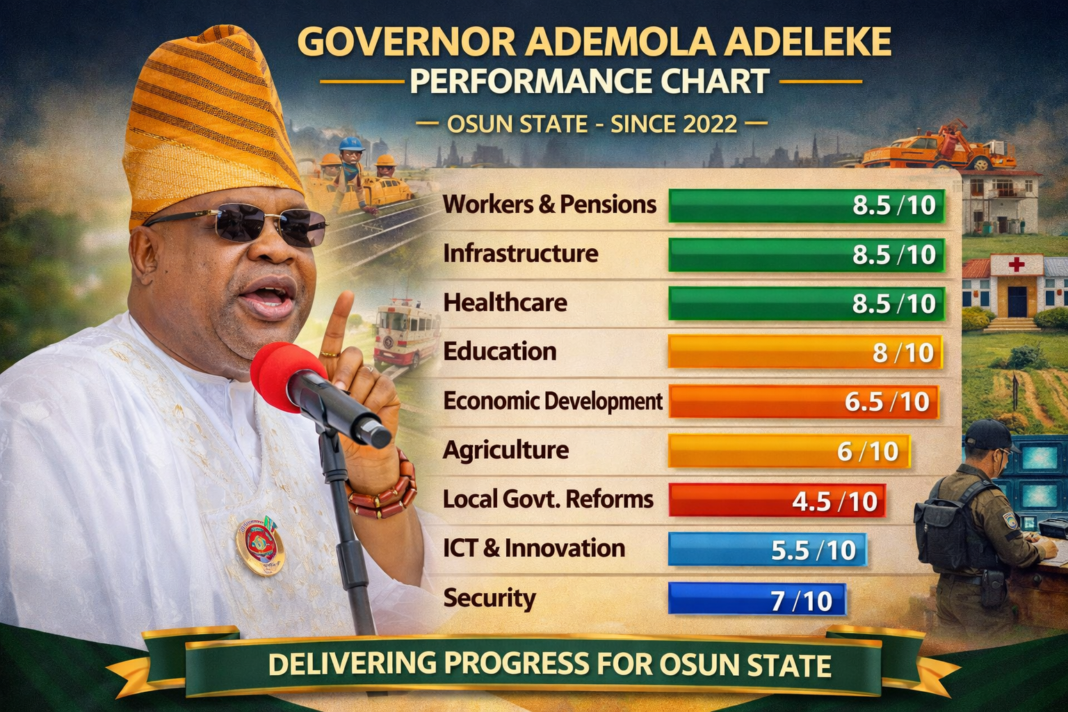 Adeleke performance since 2022
