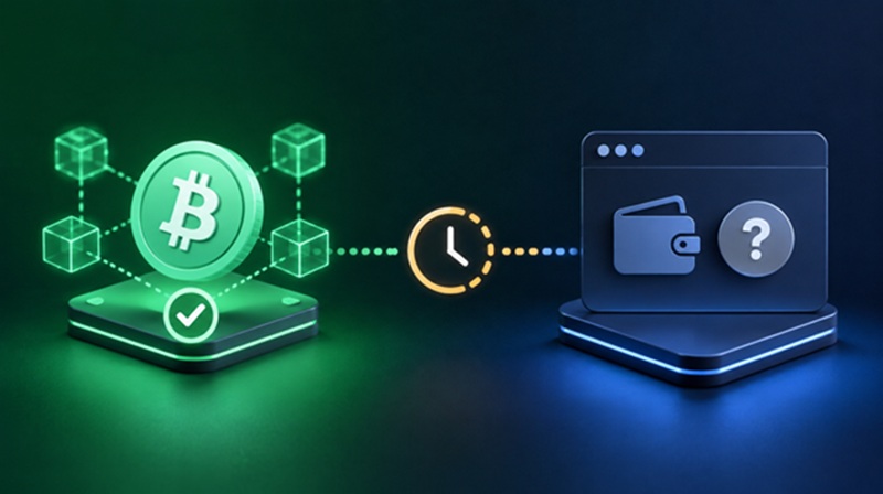 Crypto payment confirmation flow