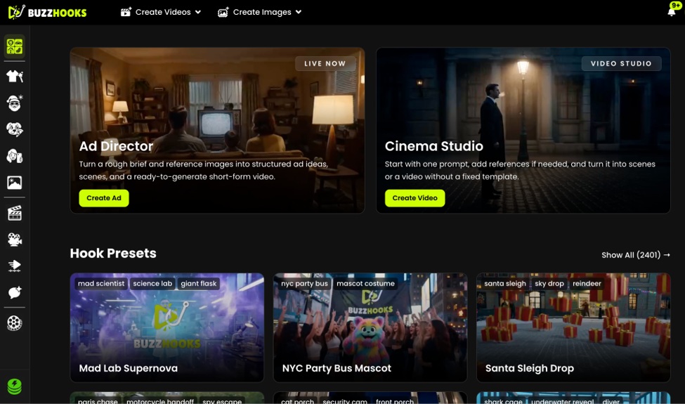 Create Better Video Ads in Minutes with BuzzHooks